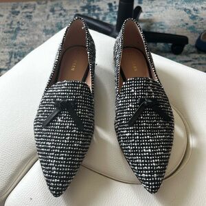 Cole Haan Black and White Loafers